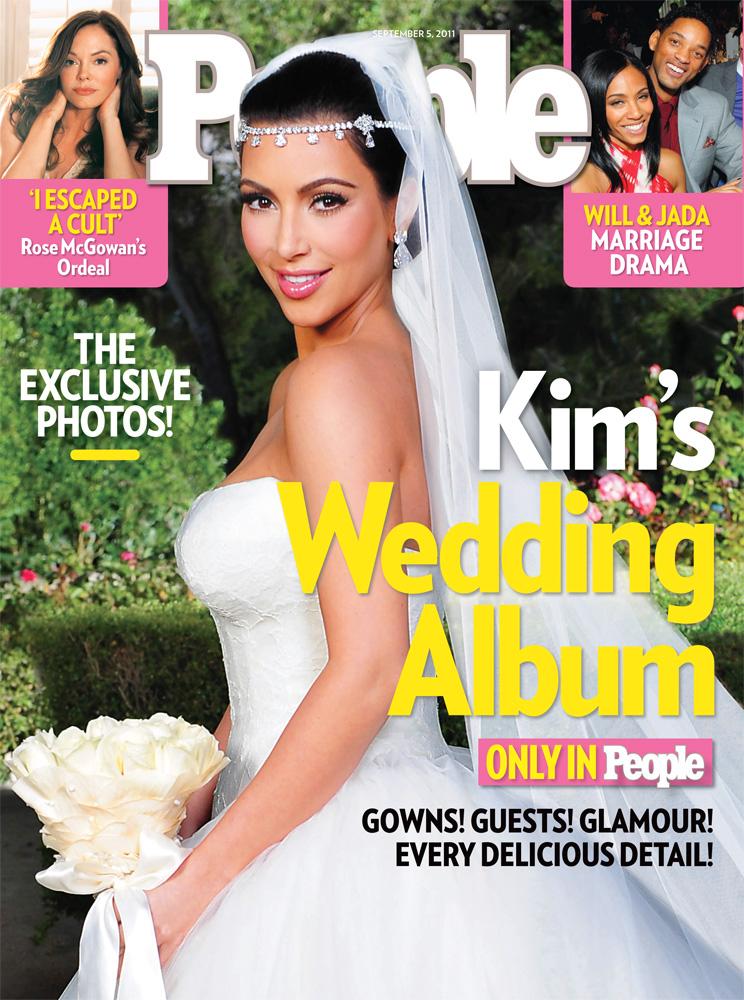 Glömd: bröllopsklänning designad av Vera Wang, och en kopia av Kim Kardashians klänning.