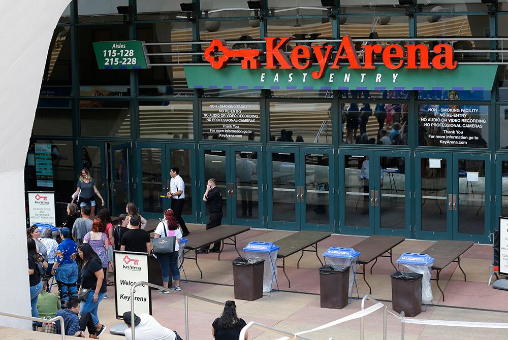 Key Arena i dag.