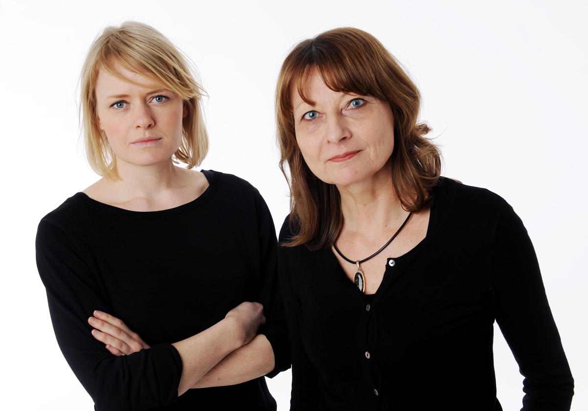 Aftonbladets journalister Kristina Edblom och Kerstin Weigl.