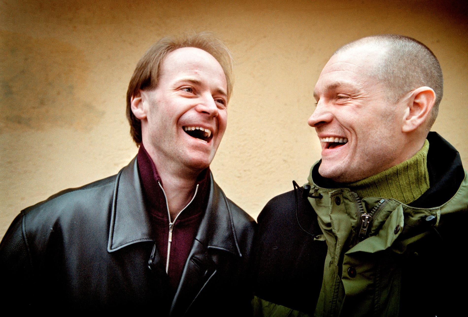 Jonas Claesson och Per Fosshaug 2001.