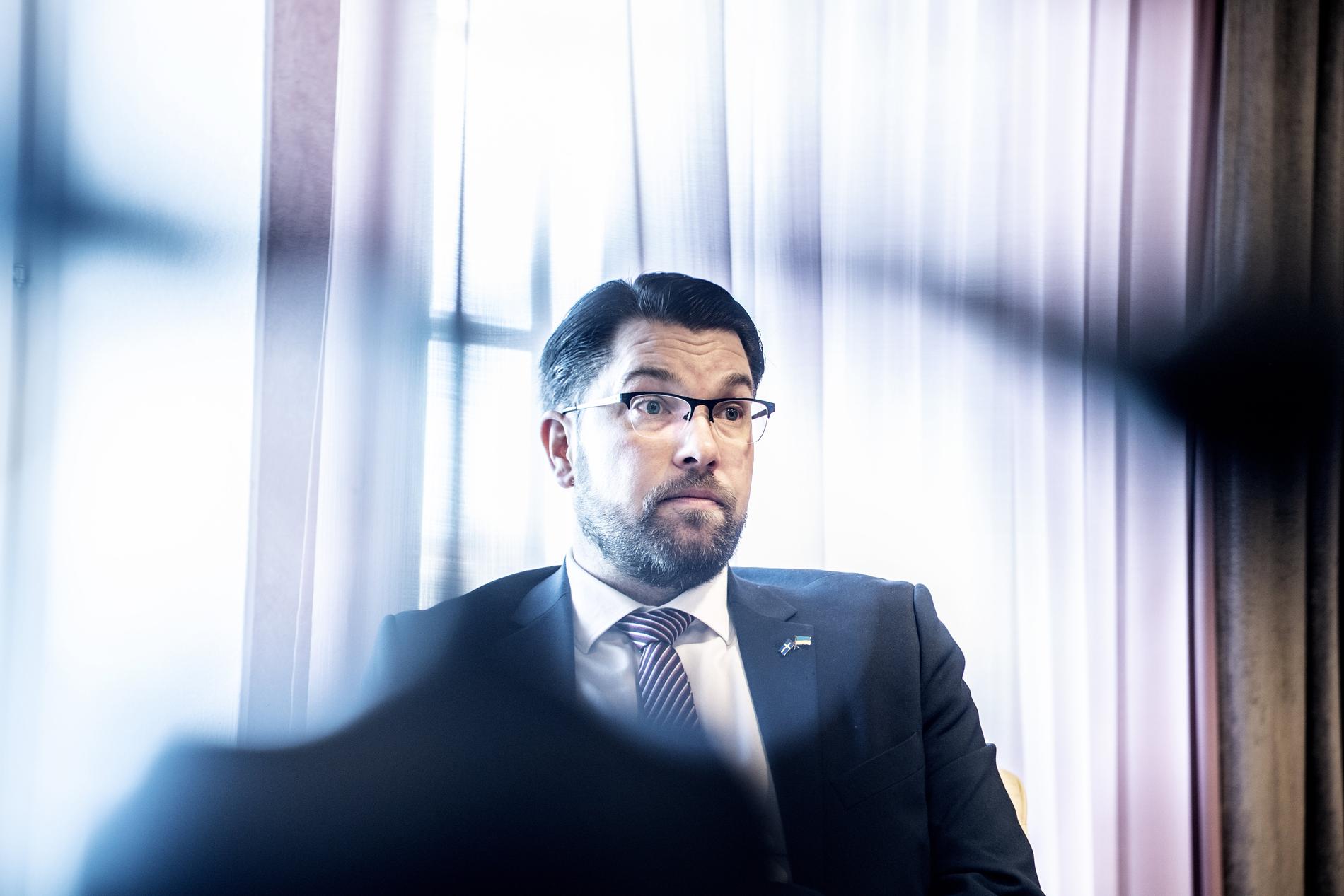 Jimmie Åkesson, SD:s partiledare. 