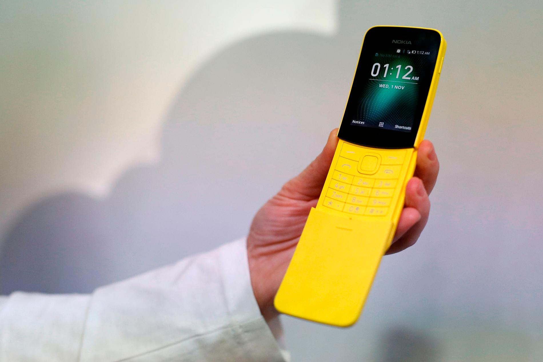 Nokia har tidigare återupplivat klassikern 3310. Näst på tur är ”Matrixtelefonen” 8110 i moderns utförande.