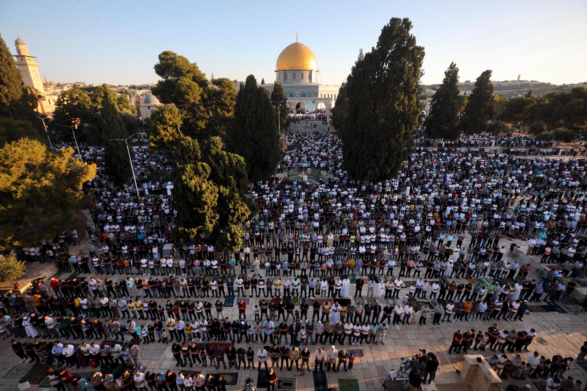 Islams tredje heligaste plats, al-Aqsamoskén i Jerusalem, är en av otaliga frågor som kan påverka hur framtiden i regionen blir efter avtalet mellan Israel och Förenade arabemiraten. Arkivbild.