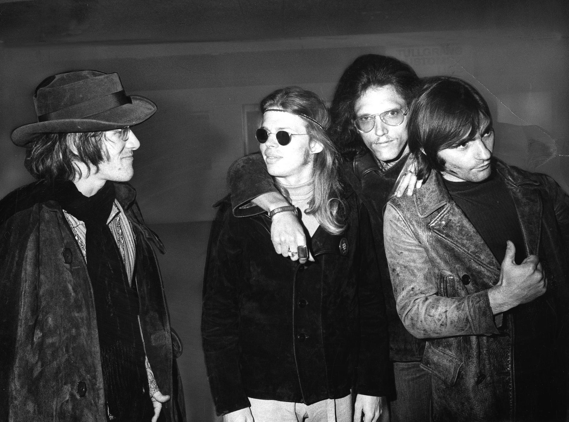 Jefferson Airplane 1968. Från vänster Paul Kantner, Jack Casady, Jorma Kaukonen och Marty Balin.