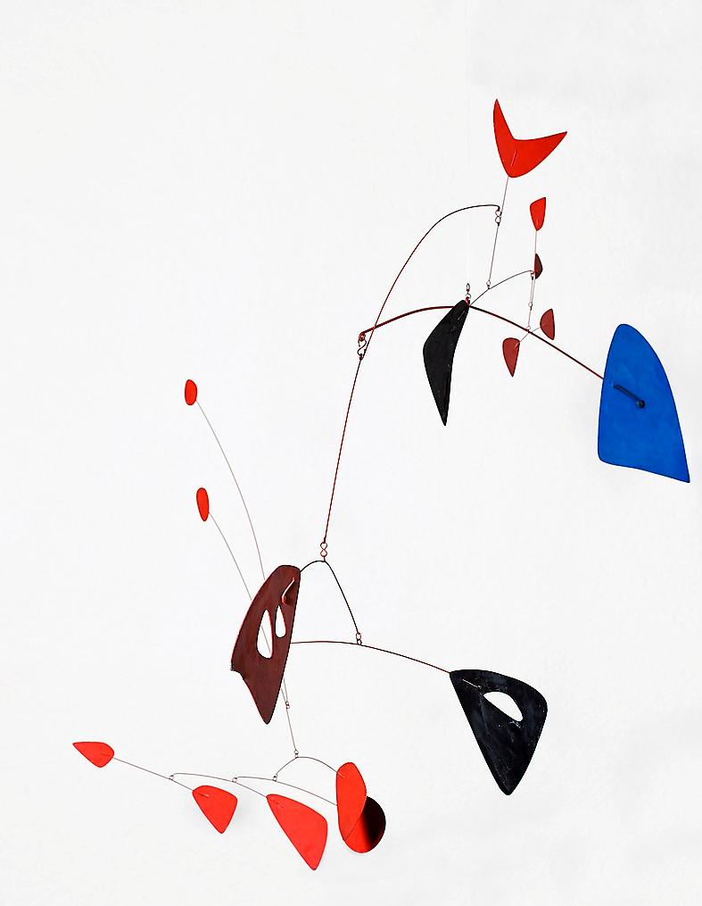 Alexander Calder, ”Noir, bleu,  rouge”, 1954.