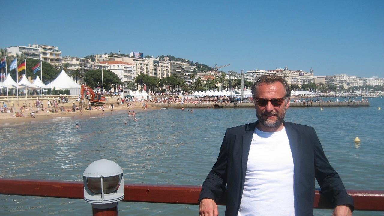 Mötet med Michael Nyqvist i Cannes 2009. 