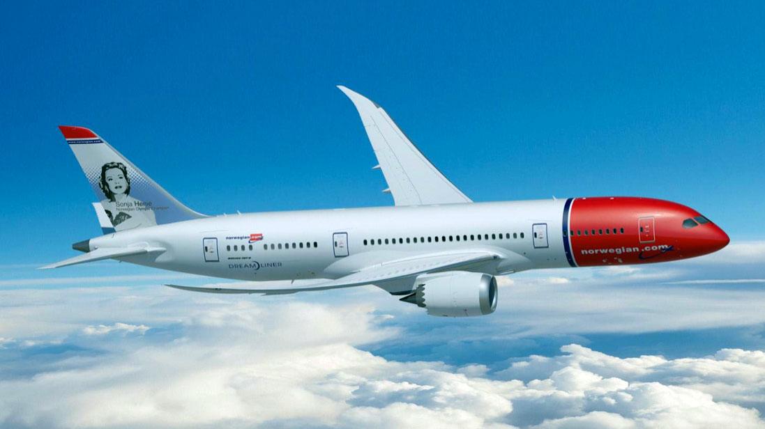 Långflygningarna sker med Norwegians nya Boeing 787 Dreamliner.