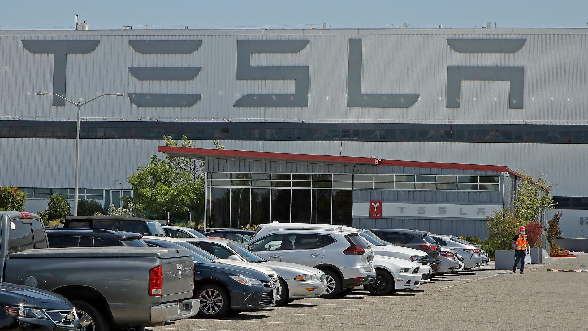 En av Teslas fabriker i Kalifornien, USA.