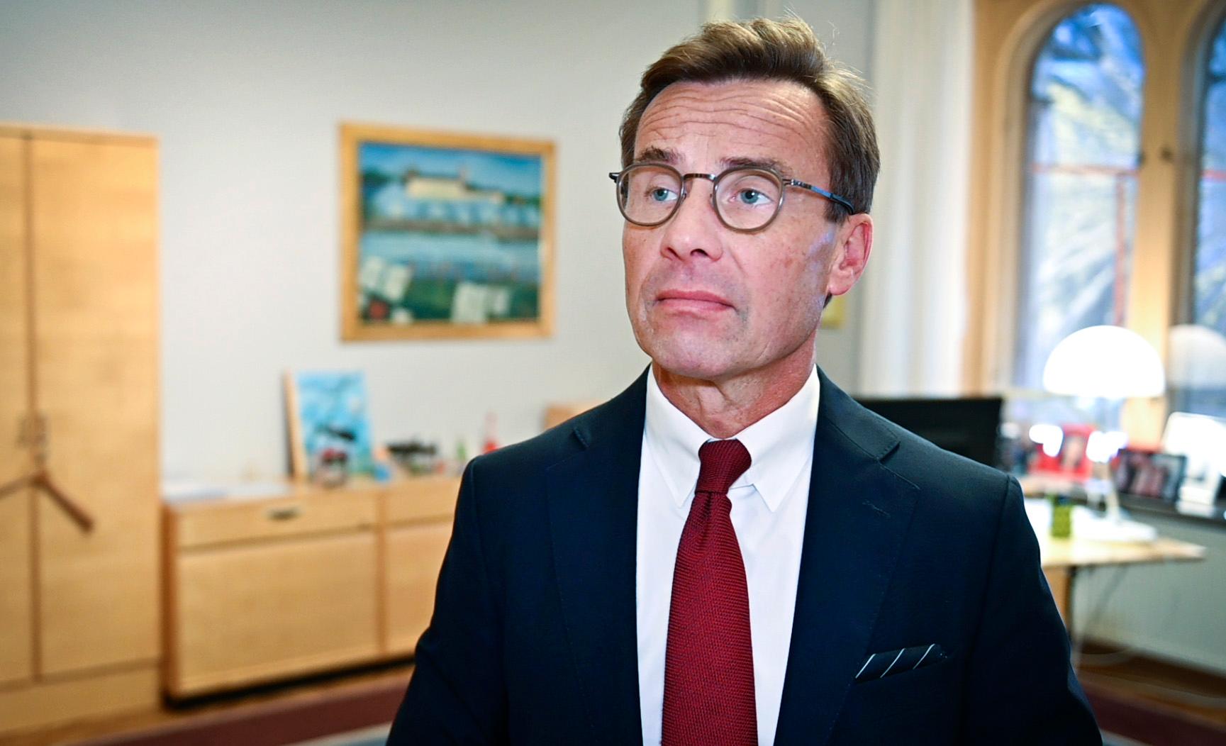 M-ledaren Ulf Kristersson. 