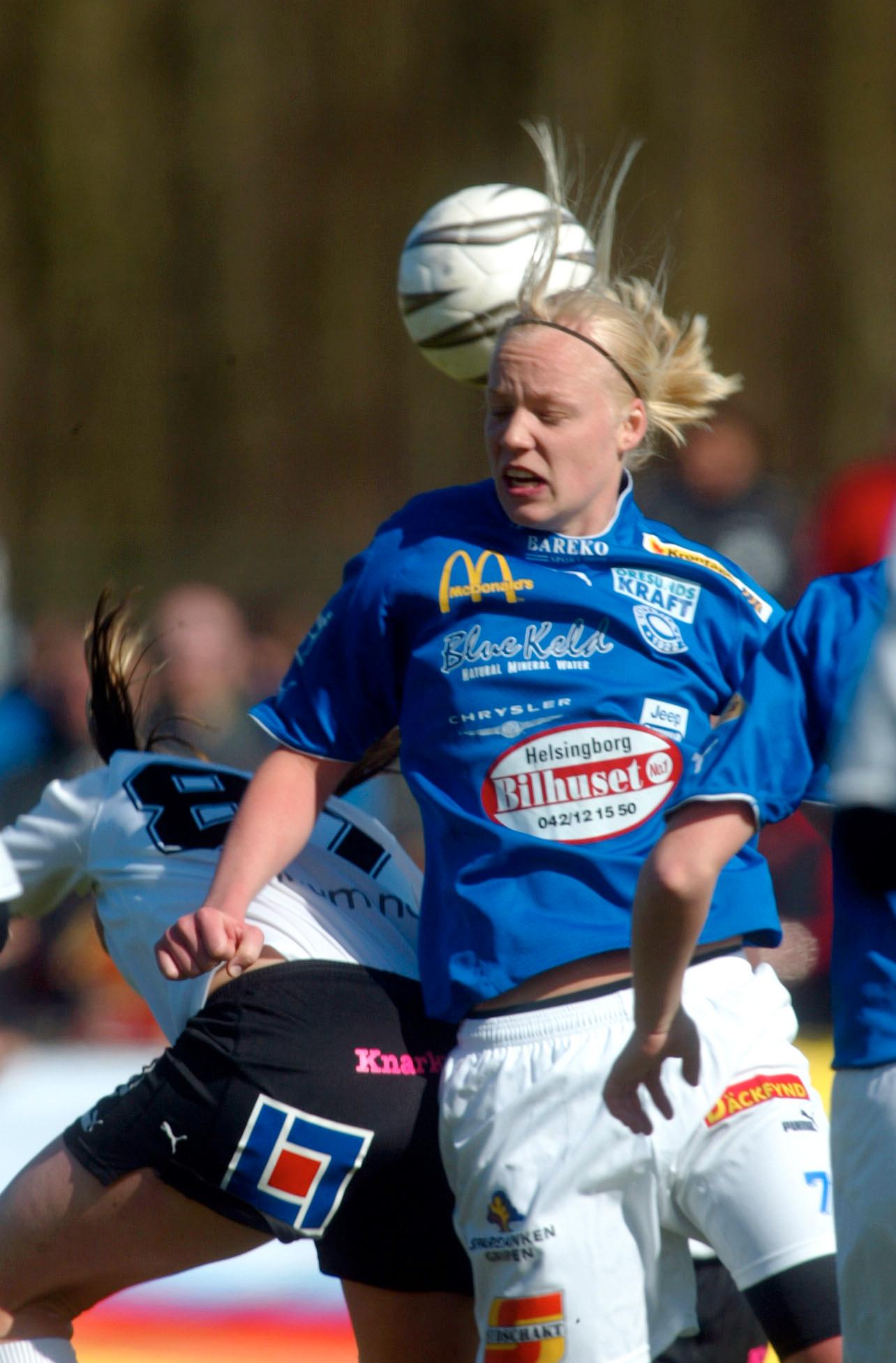 Seger spelade Damallsvenskan med Stattena redan 2004.