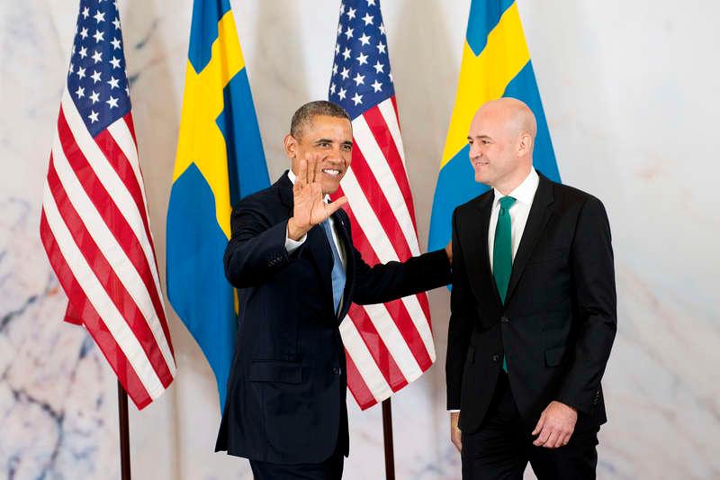 Låten spelades under ett ­inslag om Obamas Sverigebesök.