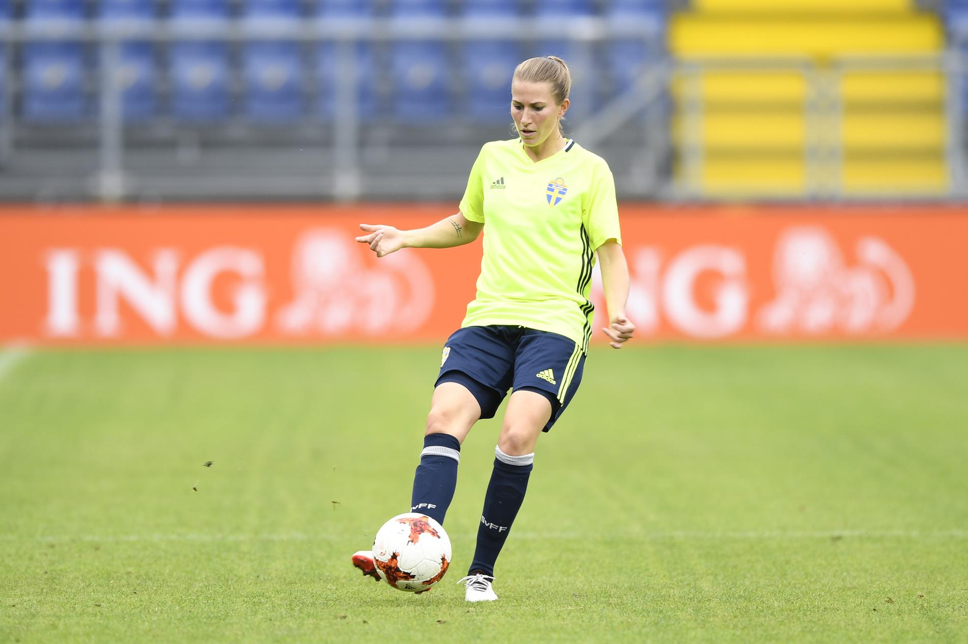 Emma Berglund missar omstarten med sin nya klubb Göteborg på grund av en lårskada. Arkivbild.