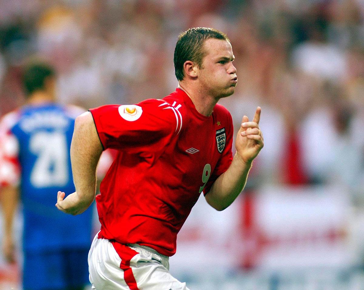 Rooney var ung men imponerande under EM 2004.