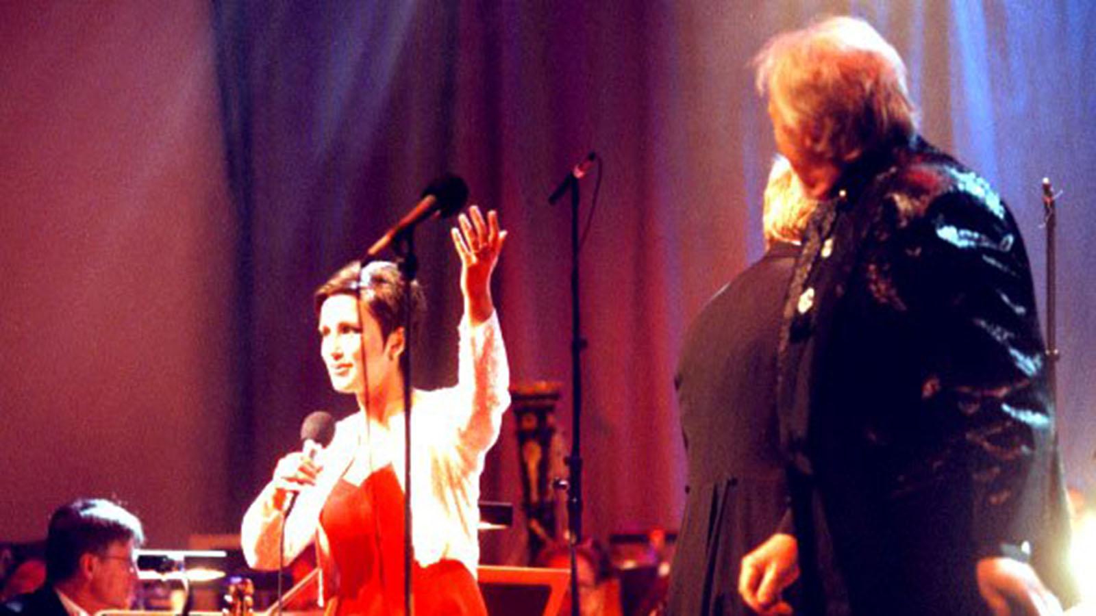 Lisa Nilsson sjunger Frank Sinatra med Svante Thuresson 1997.