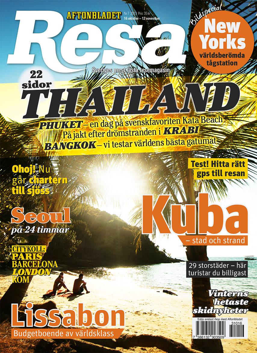 Stor Thailand-special i nya numret av Resa – ute 16 oktober 2013