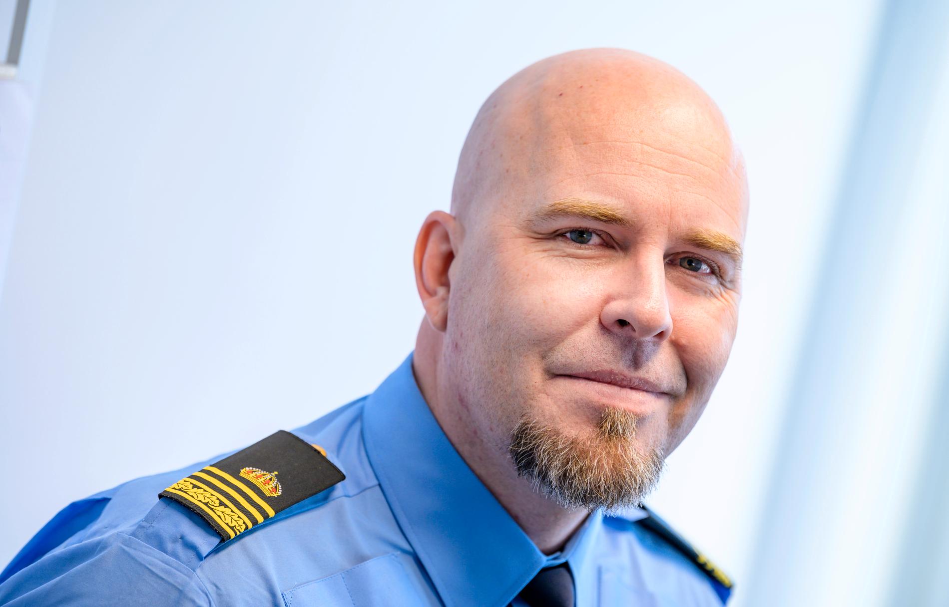 Jonas Karlberg, gruppchef utredningssektionen, grova brott.