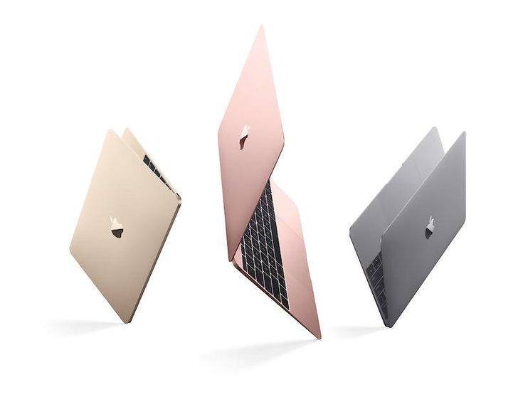 Nya Macbook finns i rosa och guld. Och de vanliga färgerna.