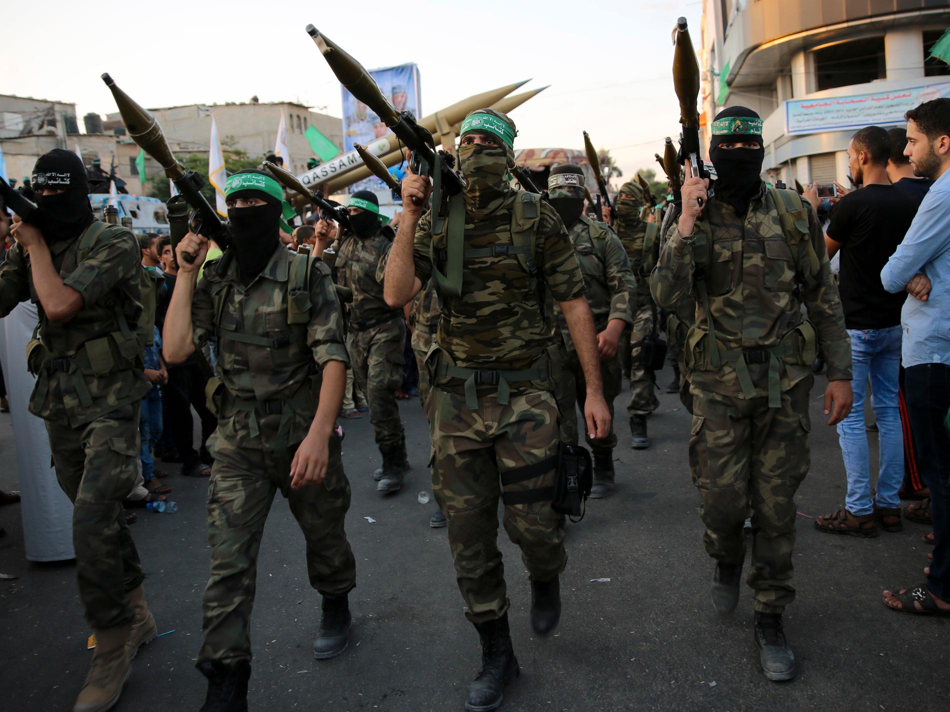 Hamas använde israeliska vapen i attacken