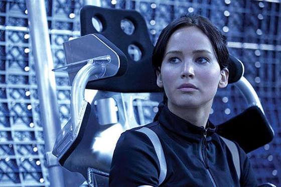 Jennifer Lawrence som Katniss Everdeen i ”Hunger games”.