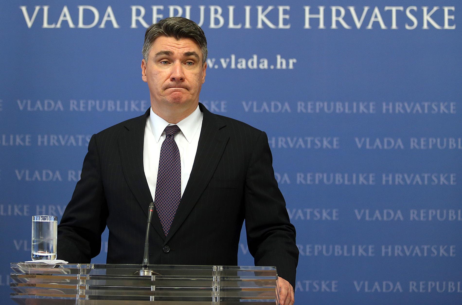 Kroatiens premiärminister Zoran Milanovic.