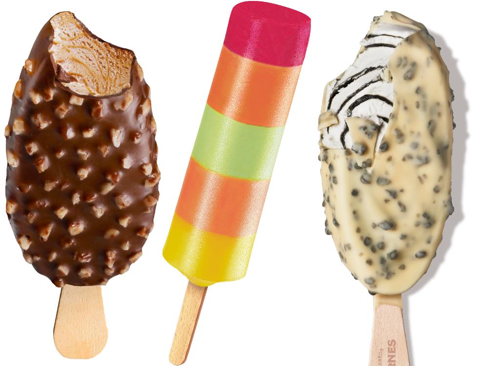 Lakrits, snickers och tuttifrutti finns bland smakerna på Triumfglass nya glassar.