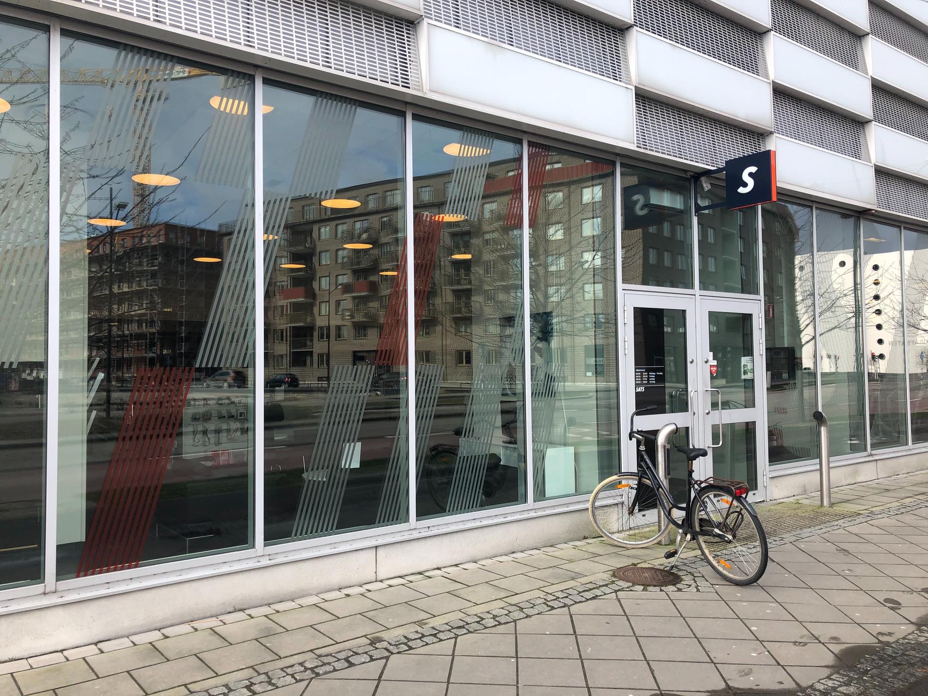Ett av gymmen som nu stängs tillfälligt av smittskyddsskäl är beläget i Västra Hamnen.