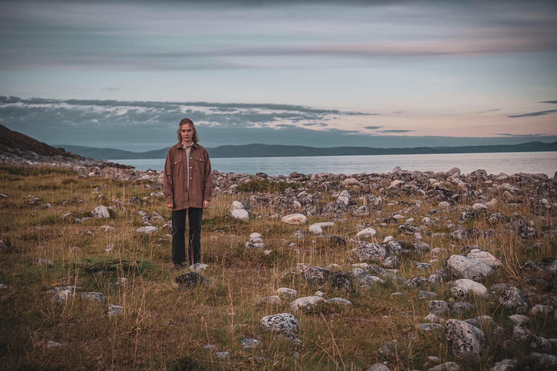 Victoria Sundt Garder, 17, är ensam klimataktivist i oljestaden Hammerfest.