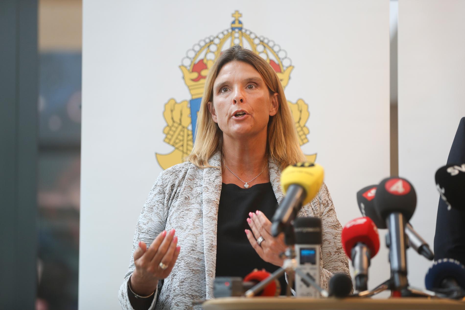 Kammaråklagare Kristina Lindhoff Carleson vid riksenheten mot internationell och organiserad brottslighet. Arkivbild.