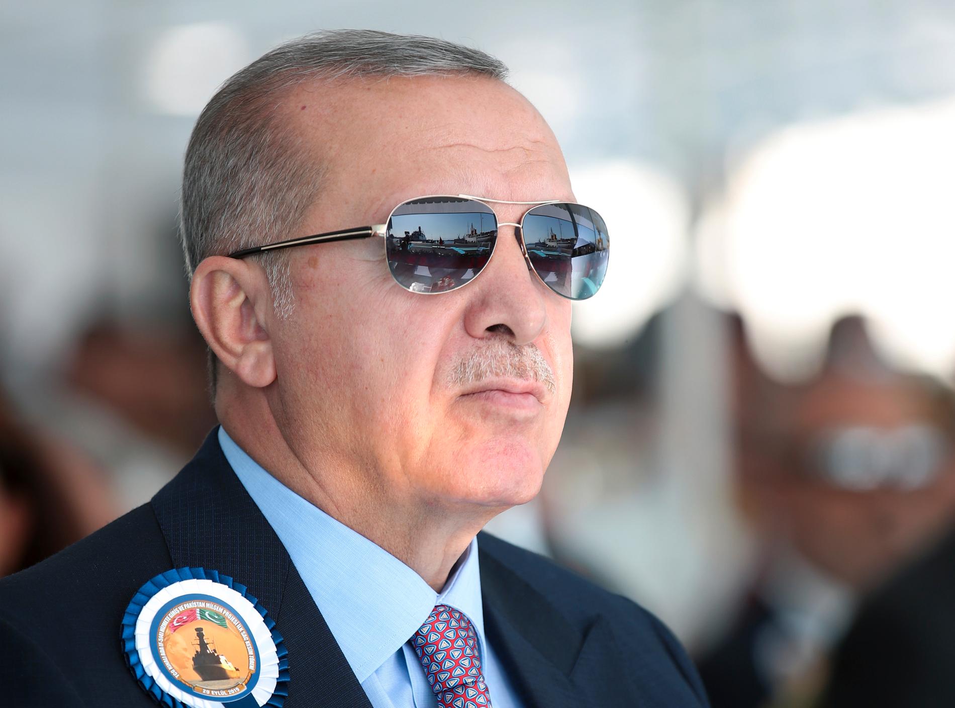Turkiets president Recep Tayyip Erdogan. Arkivbild.