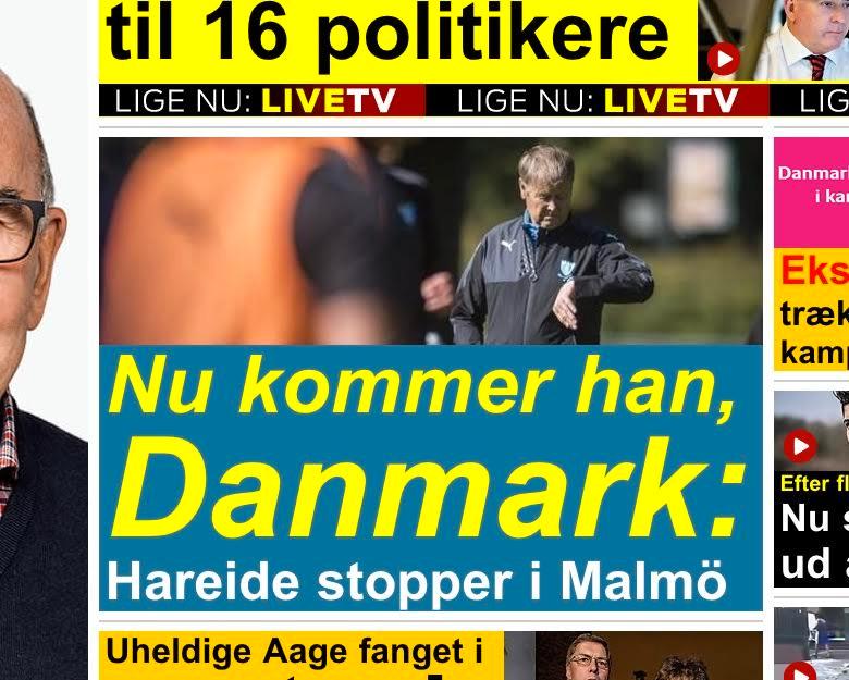 Danska Ekstrabladet räknar med att Hareide tar över landslaget.