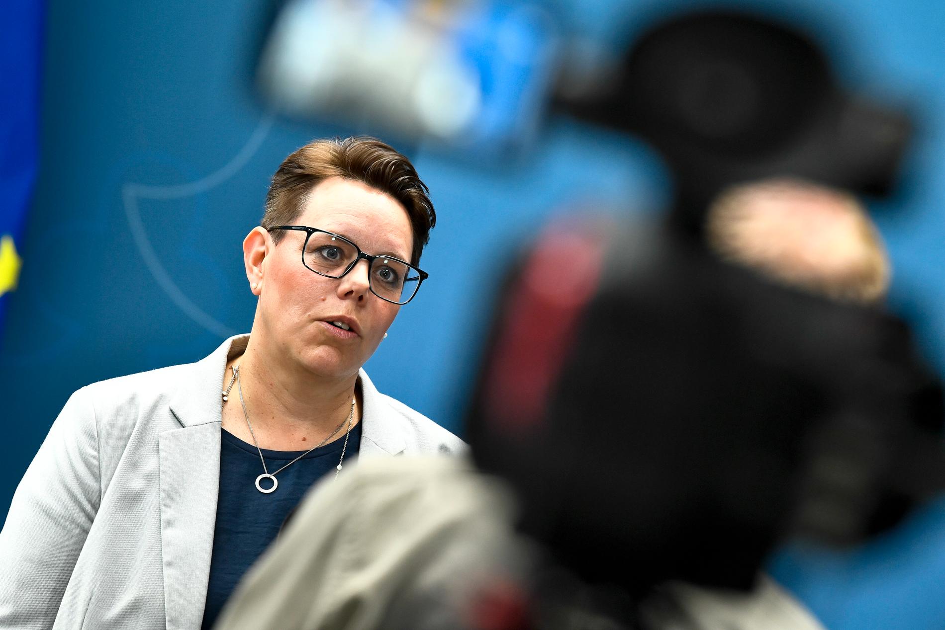 Marie Morell, ordförande för Sveriges Kommuner och Regioners sjukvårdsdelegation, är lite förvånad över att invånarnas förtroende för hälso - och sjukvården i regionerna skiljer sig så mycket åt. Arkivbild.