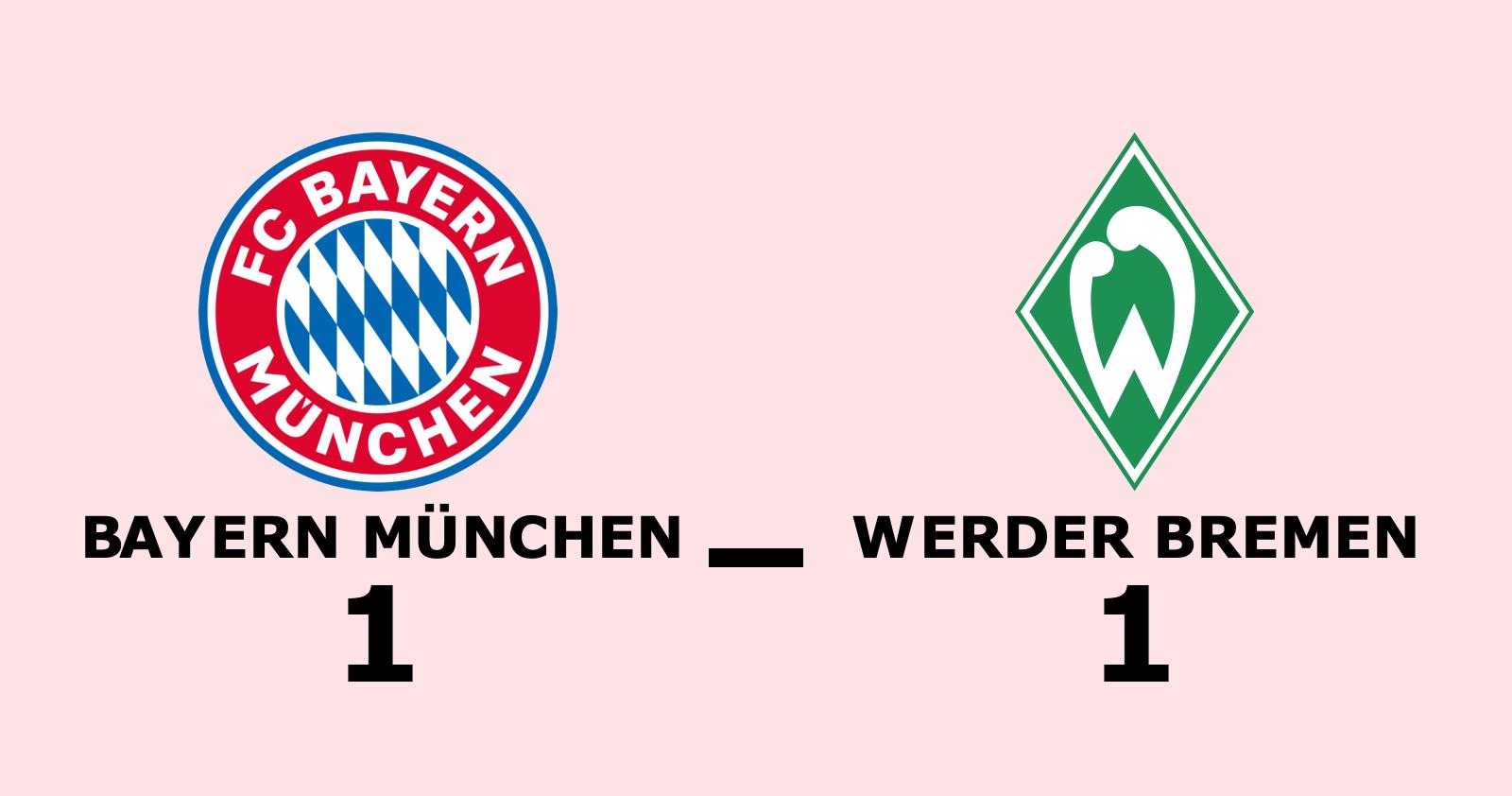 Vinstsviten slut för Bayern München