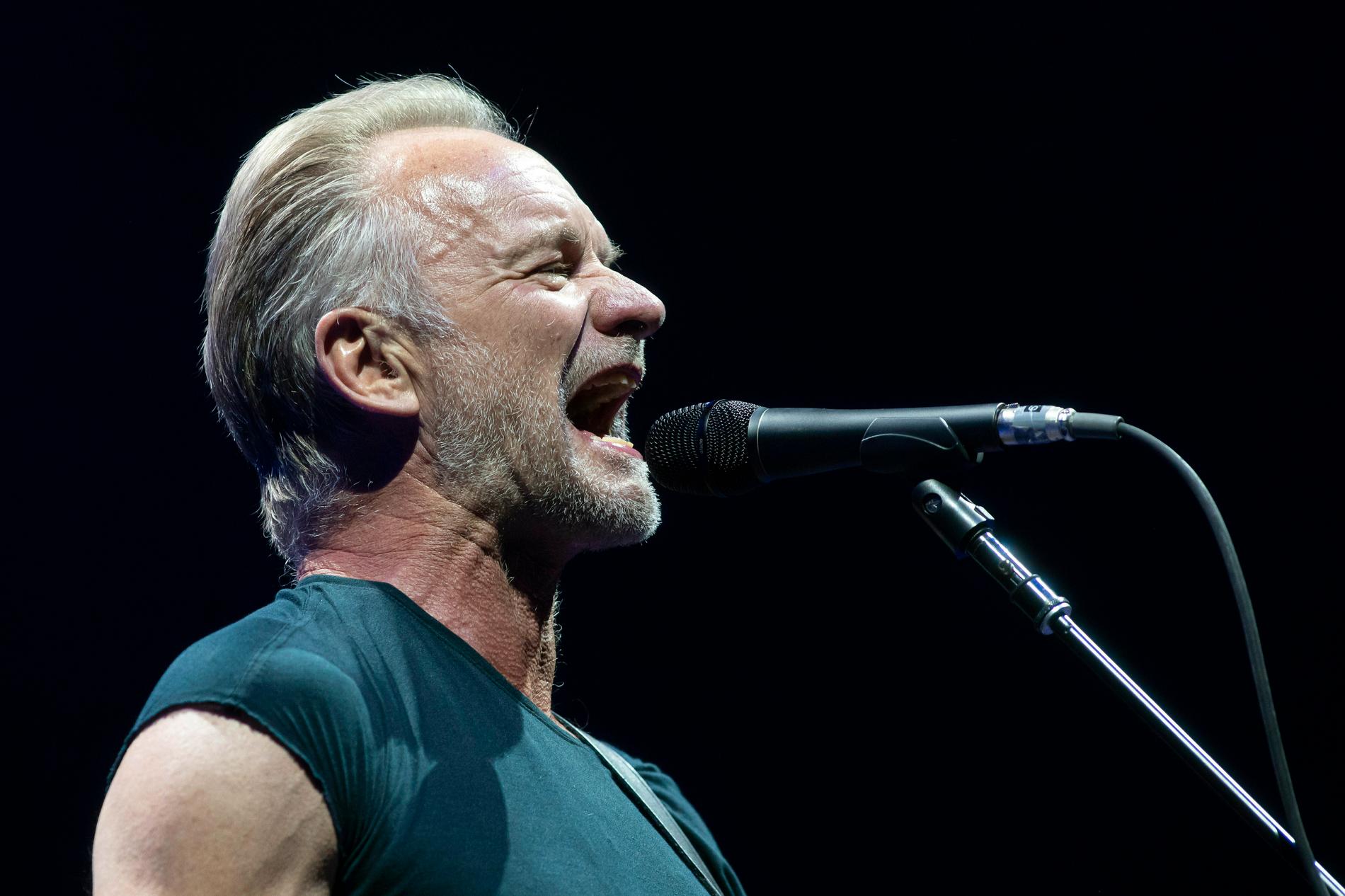 Sting gillade Swedish House Mafias låt "Redlight" så mycket att han valde att sjunga in låtraderna från "Roxanne" på nytt till den. Arkivbild.