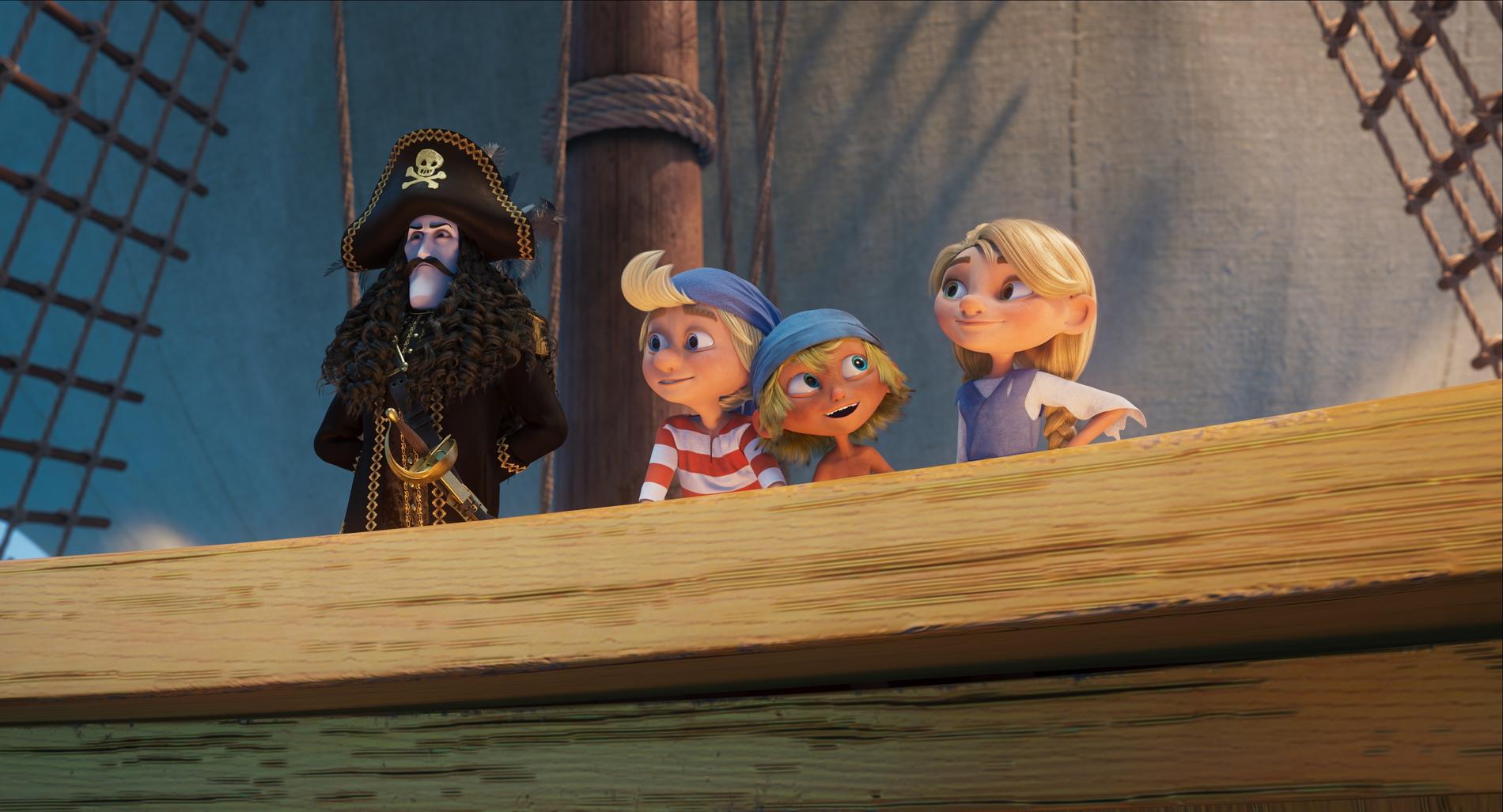 Piraten och de unga hjältarna.