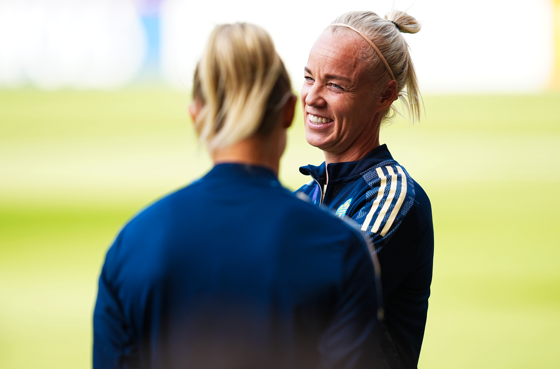 Caroline Seger jagar guld med Sverige i EM. 