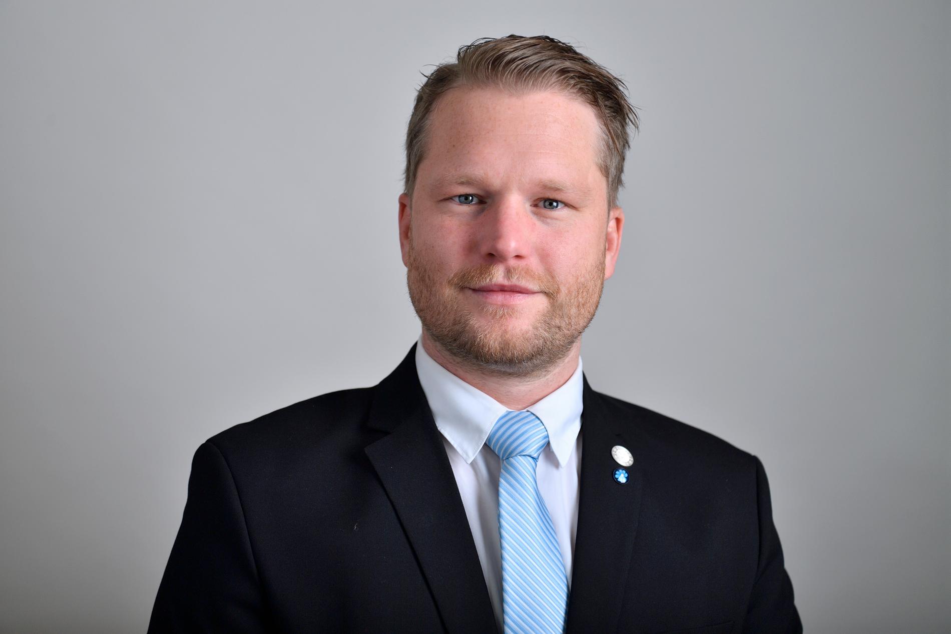 Alexander Christiansson är ny kulturpolitisk talesperson för SD. Arkivbild.