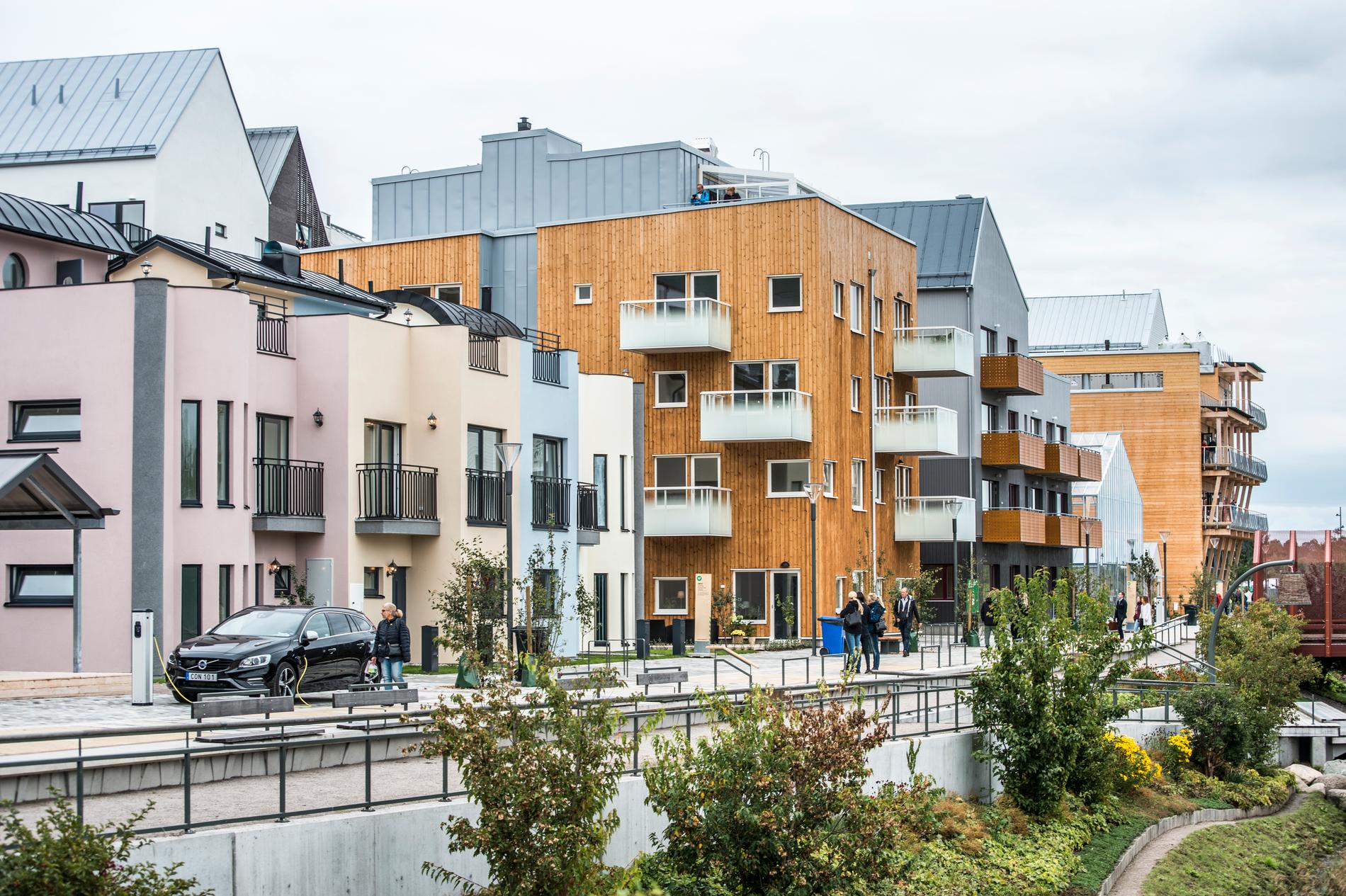 Nybyggnationerna är på de högsta nivåerna på 25 år. Arkivbild, Vallastaden i Linköping där det inte råder ett överflöd av lediga lägenheter.