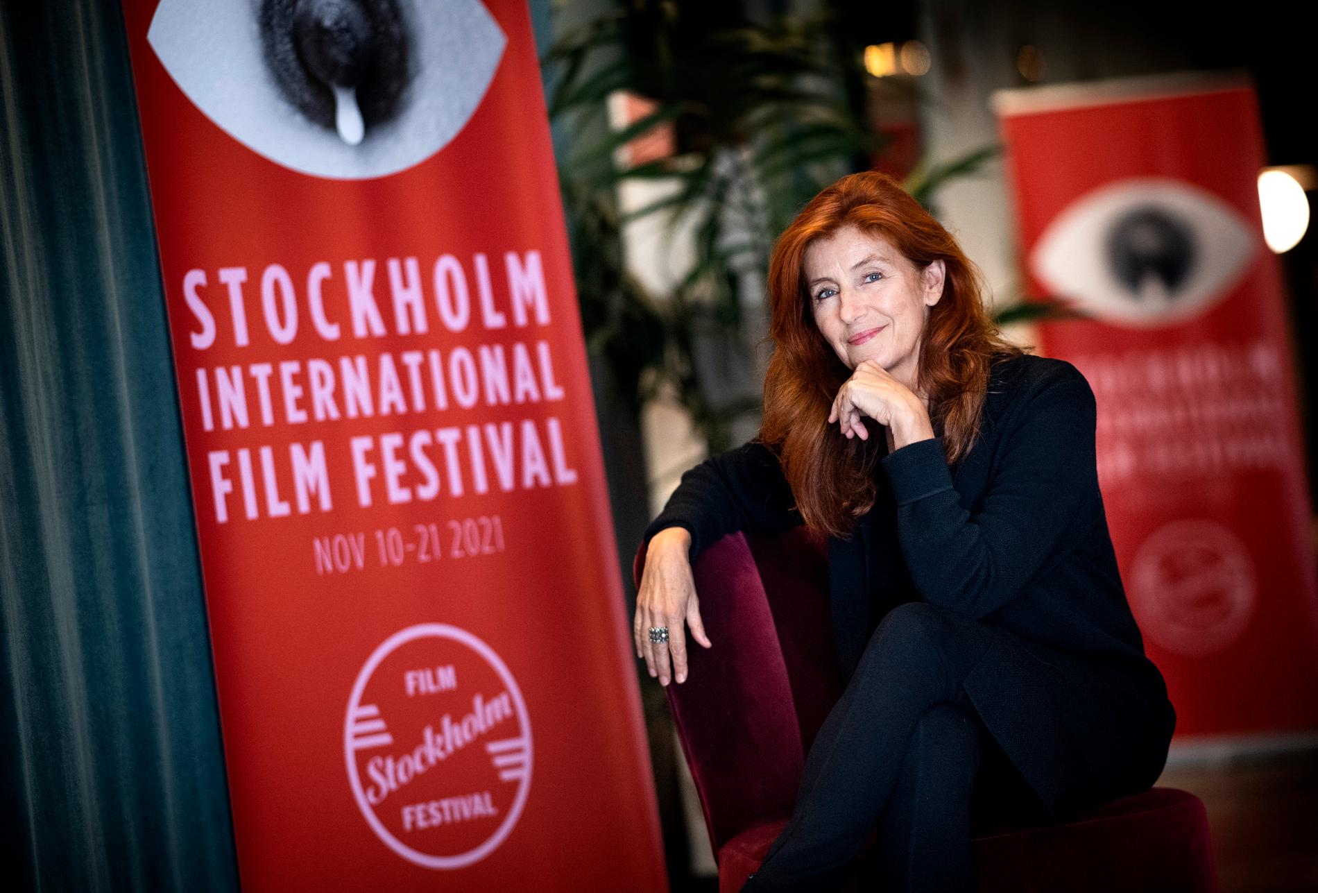 Stockholms filmfestivalchef Git Scheynius presenterade årets program på en pressträff på tisdagen.
