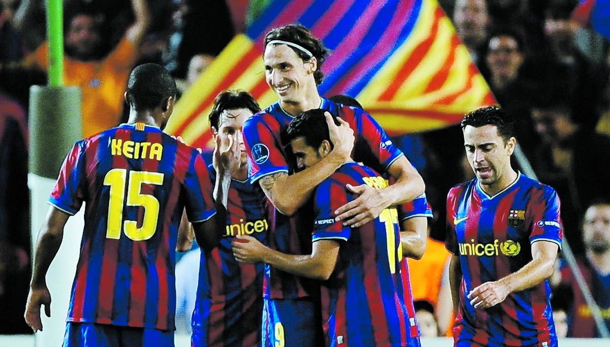 Barcelona har växt med Zlatan Ibrahimovic i laget.