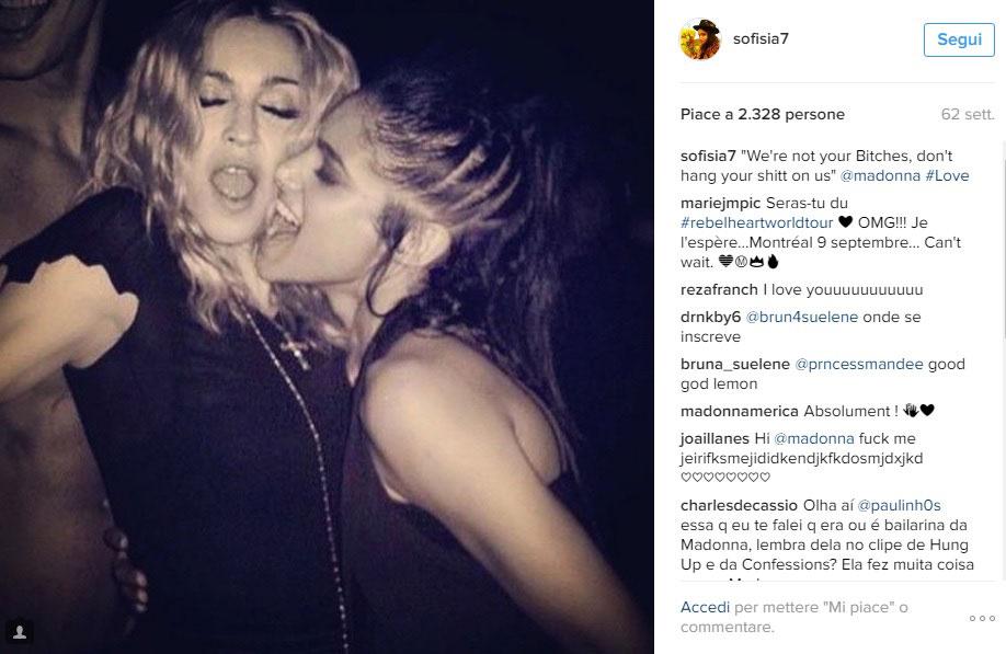 Sofia Boutella och Madonna.