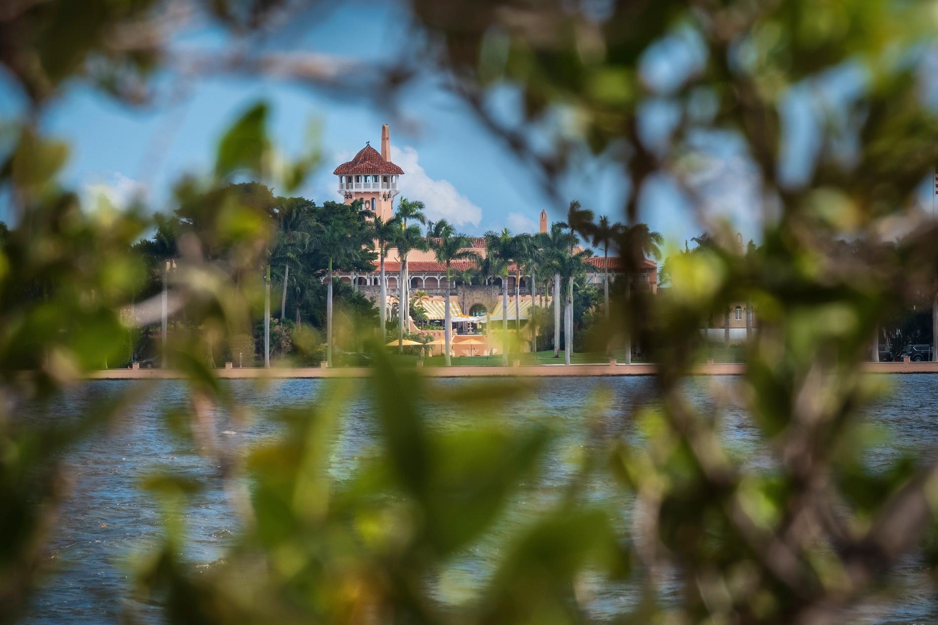 Donald Trumps egendom Mar-a-Lago i Florida. Arkivbild.