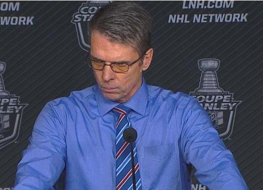 Ottawas tränare Dave Cameron var upprörd på presskonferensen efteråt.
