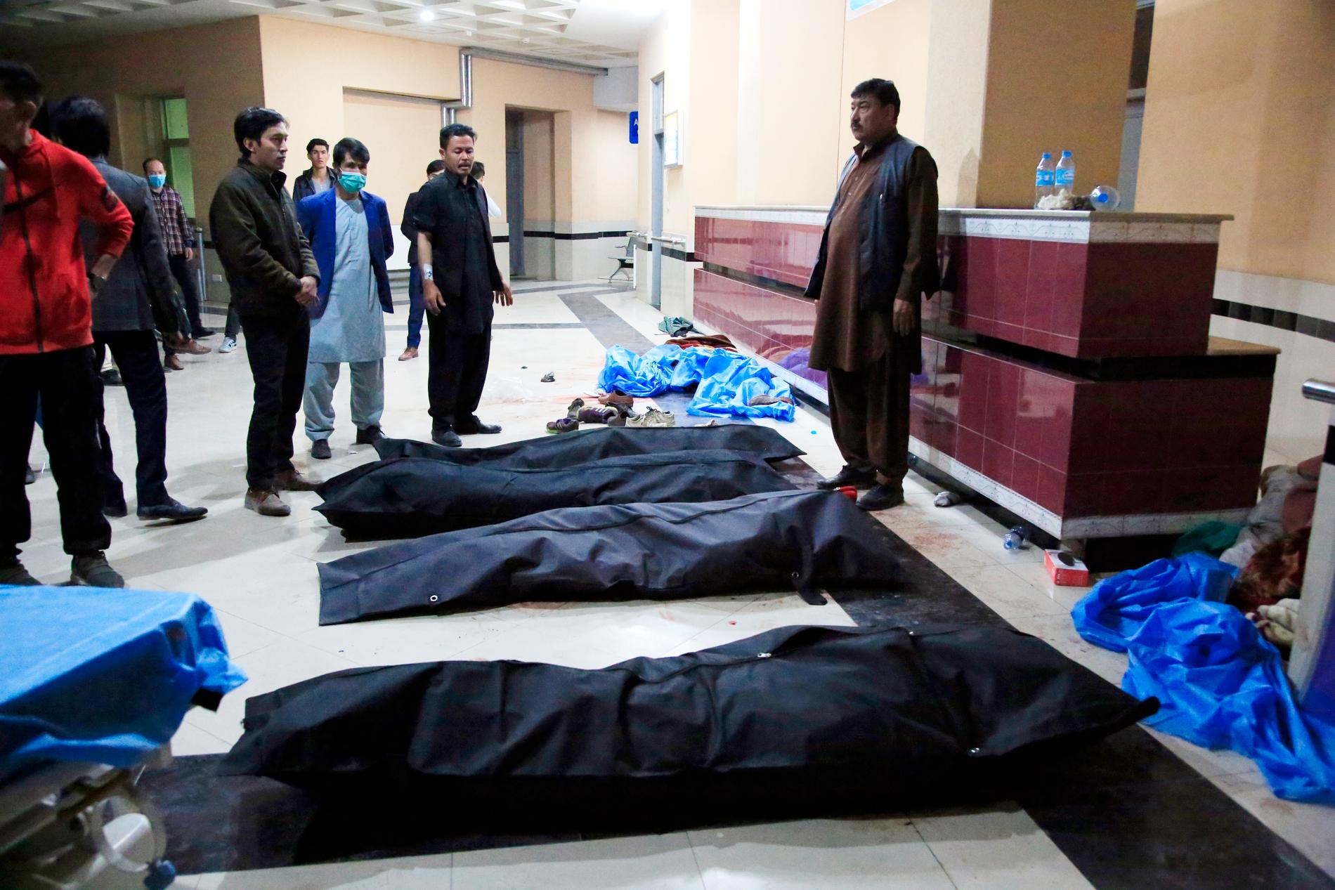 24 människor dödades i attacken i Kabul på lördagen.