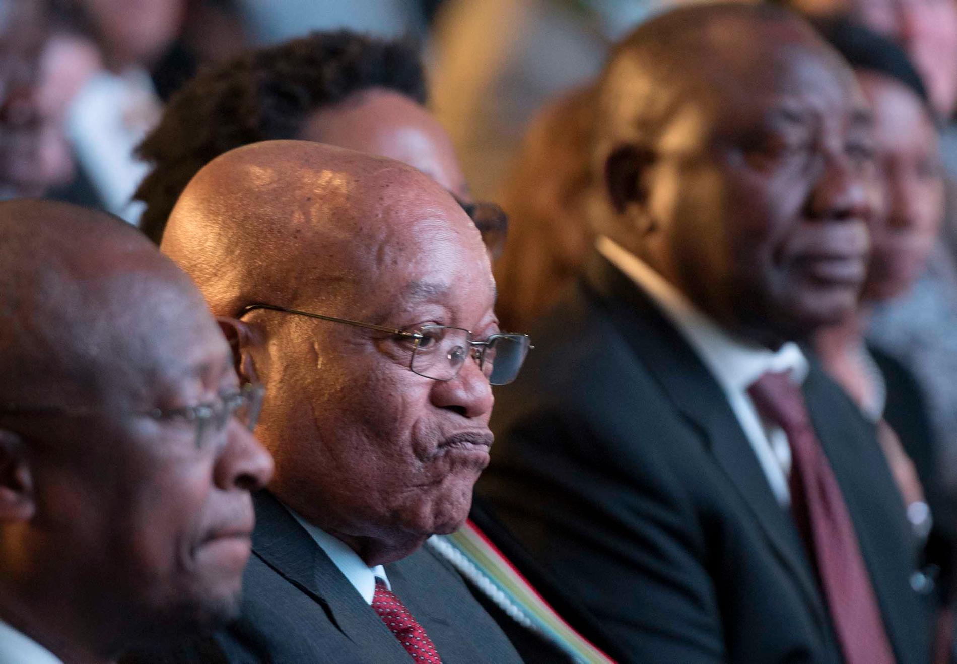 Jacob Zuma har ersatts av Cyril Ramaphosa som ordförande för ANC 