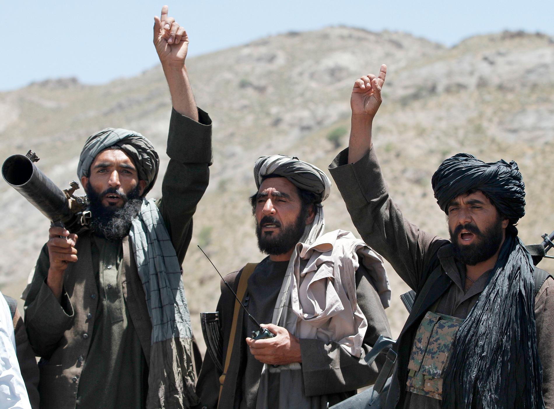 Talibaner i den afghanska Heratprovinsen. Personerna på bilden har ingen koppling till texten. Arkivbild.