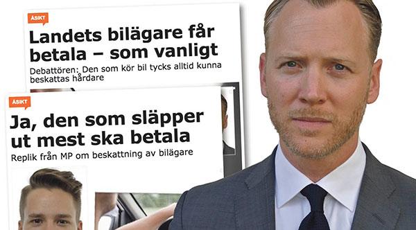 Tyvärr verkar MP besatt av att straffbeskatta dem utan möjligheter att välja bort bilen, och därmed missar de målet, skriver Christian Ekström.