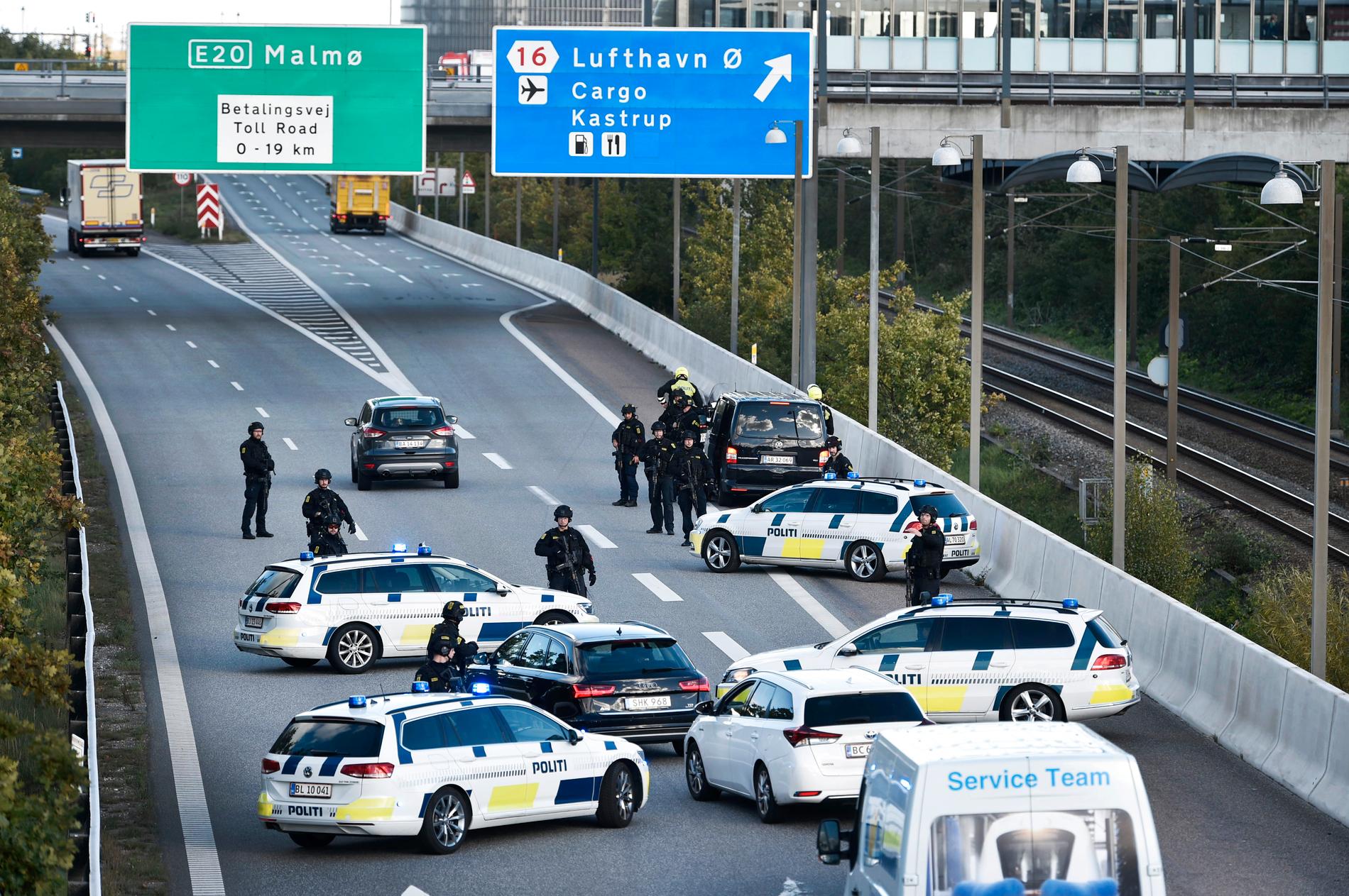 Dansk polis genomförde en omfattande polisinsats i slutet av september.