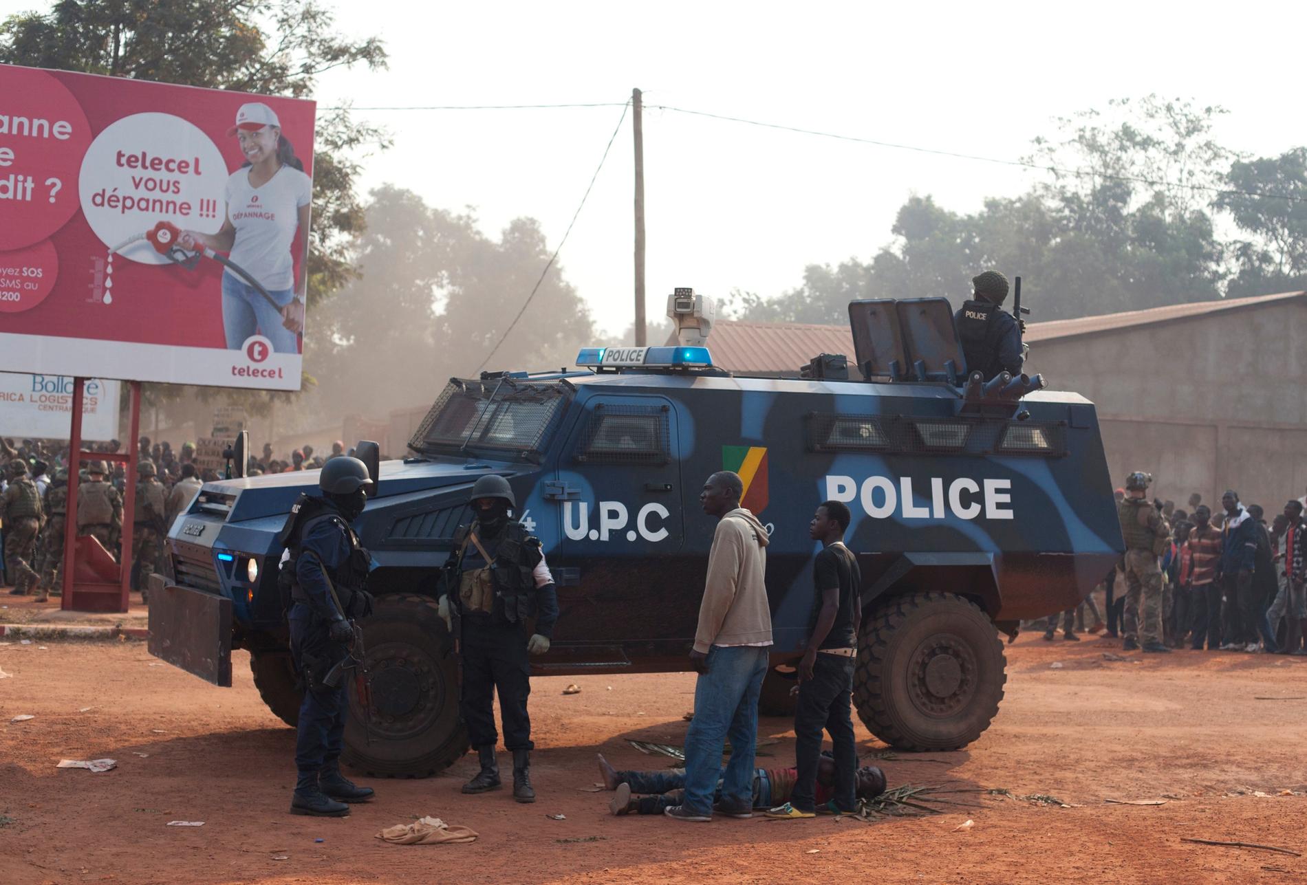 Polis i Demokratiska Republiken Kongo. (Genrebild.)