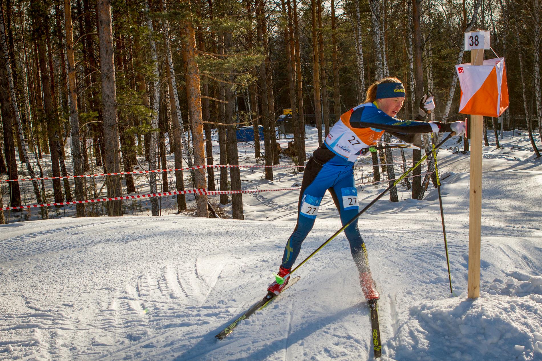 Tove Alexandersson har inlett säsongen med en tredjeplats i världscupen i skidorientering. Arkivbild.