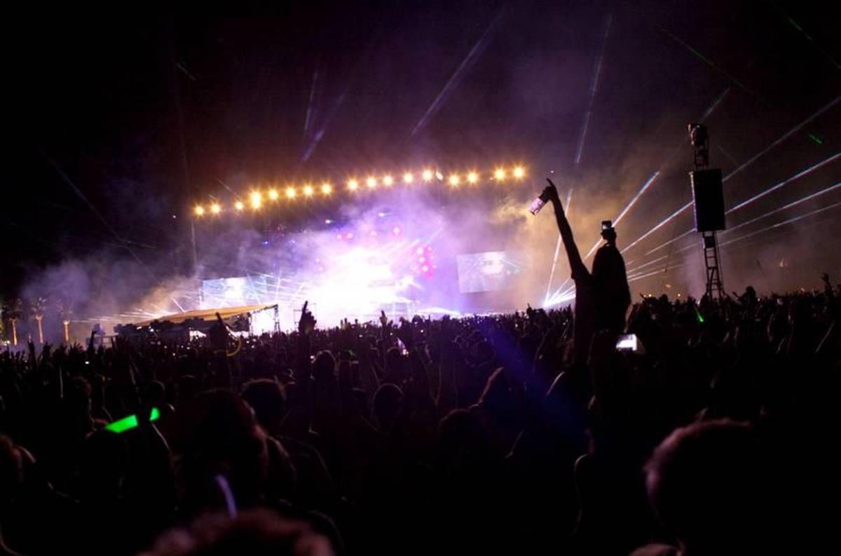 Swedish House Mafia spelade på jättefestivalen Coachella i Kalifornien 2012. oto: